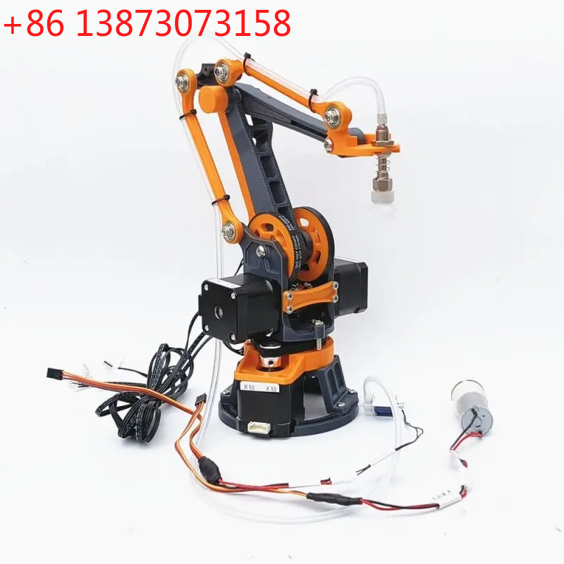 Programmable Robotic Arm Kit Arduino - 4軸ステッピングロボットアーム高精度3Dプリントアーム Arduino CNCドライバー対応 ロボットDIYキット 吸盤付き プログラム可能なロボット