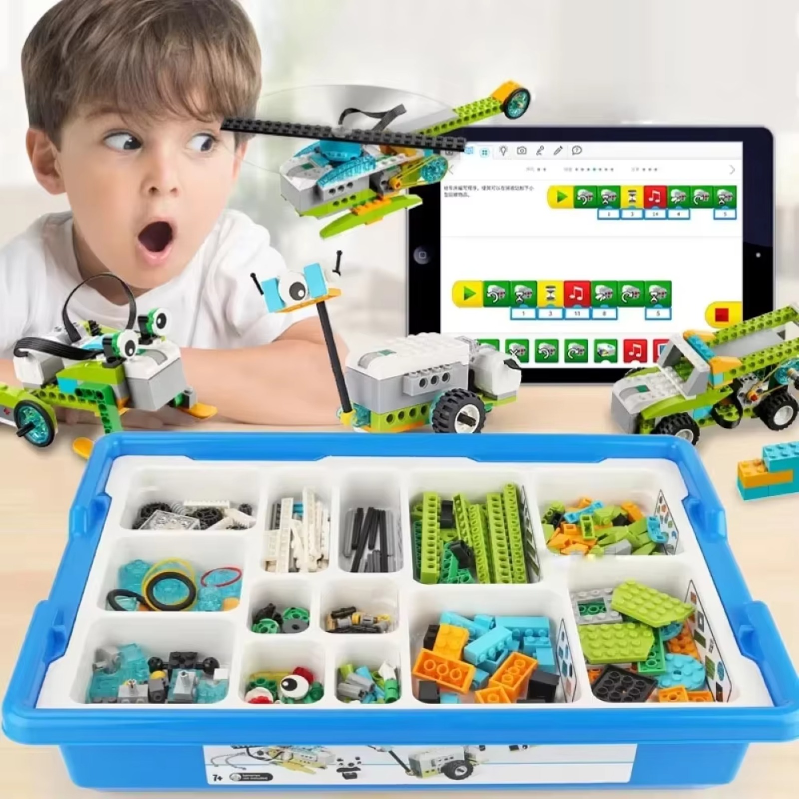 Electronic Building Blocks Stem Kit - STEM教育用組み立てブロック Do2.0 コアキット 280個入り 電子センサー付き ロボットプログラミング用