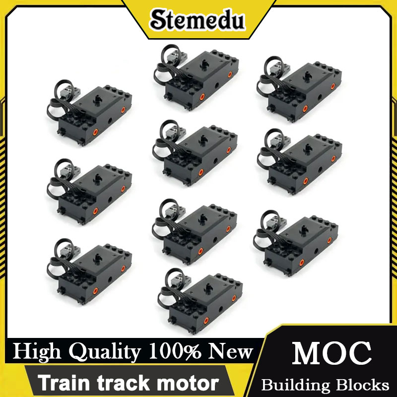 Electronic Building Blocks Stem Kit - RCパワーファンクション88002電動列車モーター電子ビルディングブロック改造キットDIY科学的創造的な車トラックブリック STEM教育用