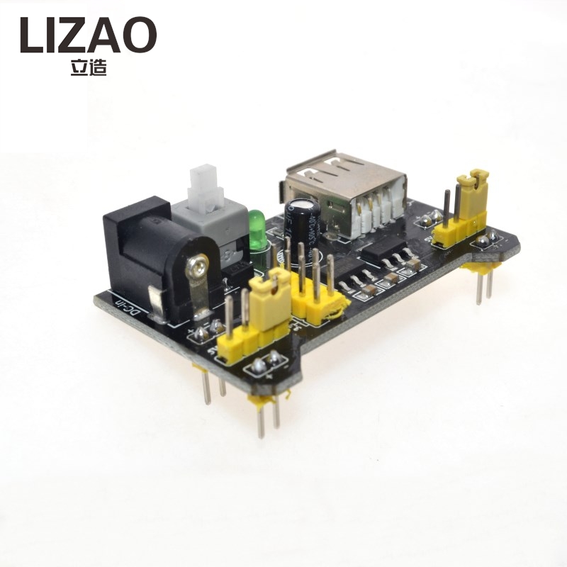 Breadboard Jumper Wires Power Supply Kit - LIZAO MB-102 830 ポイントブレッドボードキット、3.3V 5V MB102