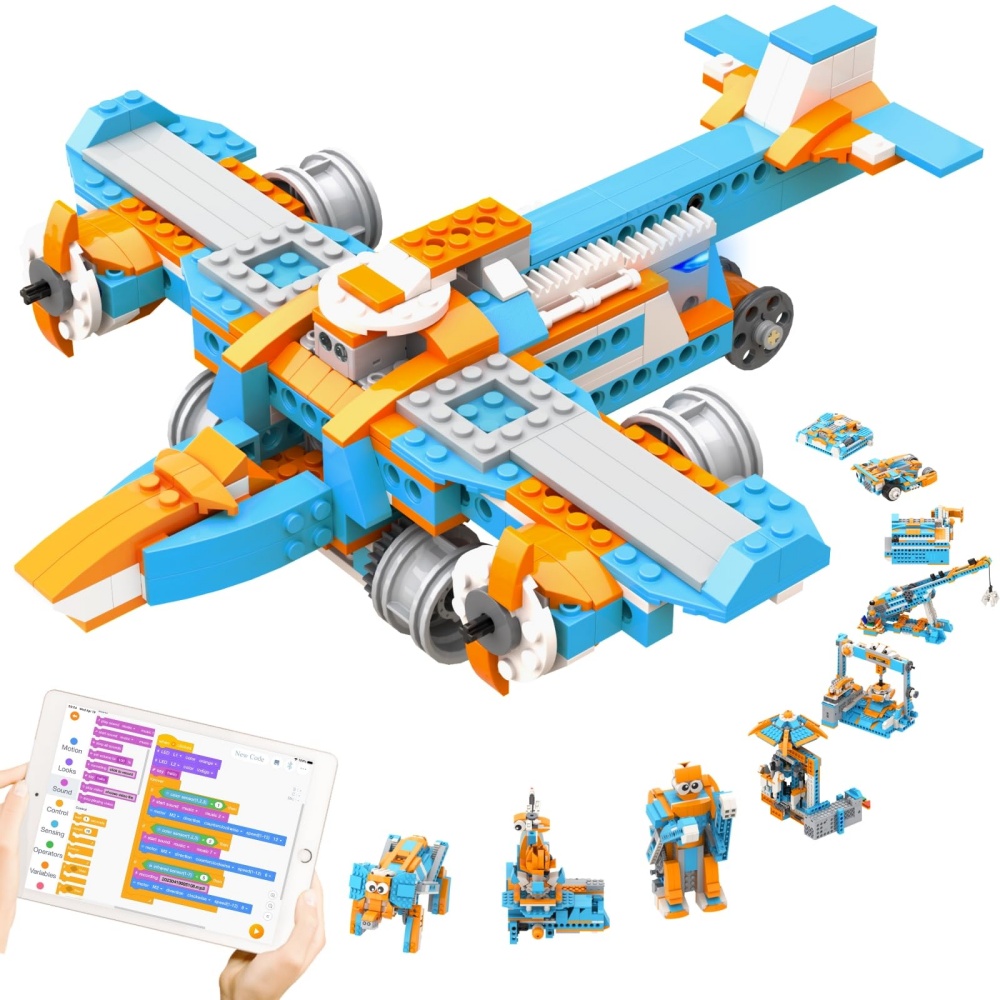 Stem Robot Building Kit Coding - Apitor Robot S 10-in-1 コーディングロボットキット APP/リモートコントロール