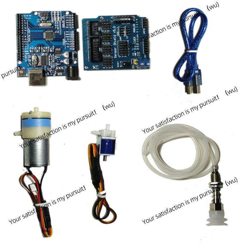 Programmable Robotic Arm Kit Arduino - PWM制御ロボットアームエアポンプ吸盤PWM多目的ウォーターポンプArduinoロボットキット用プログラマブル