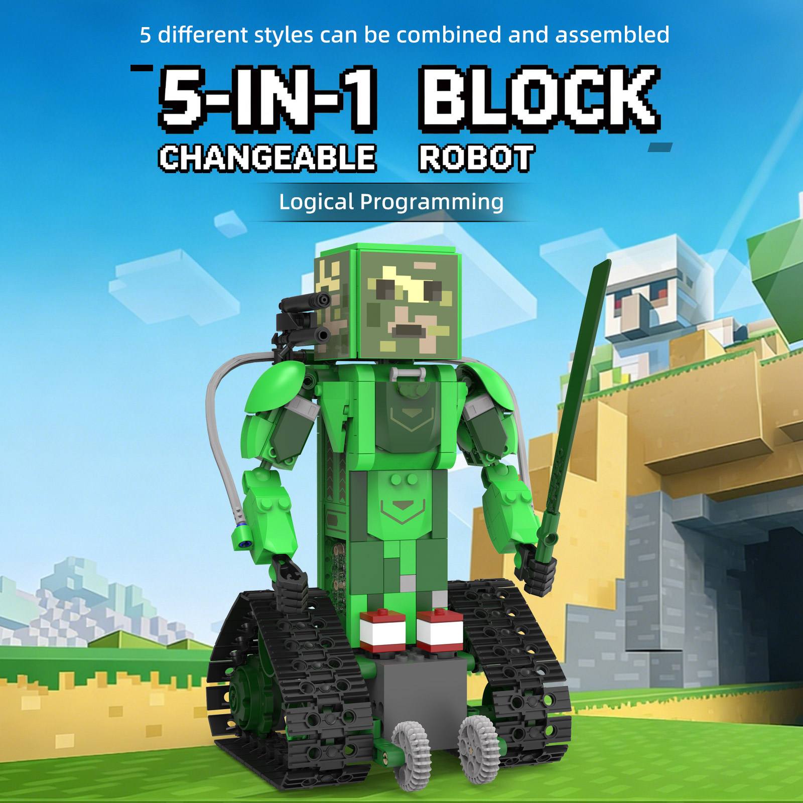 RCロボット組み立てキット。アプリとRCロボット、サメ、空飛 - Stem Robot Building Kit Coding のレビューと価格