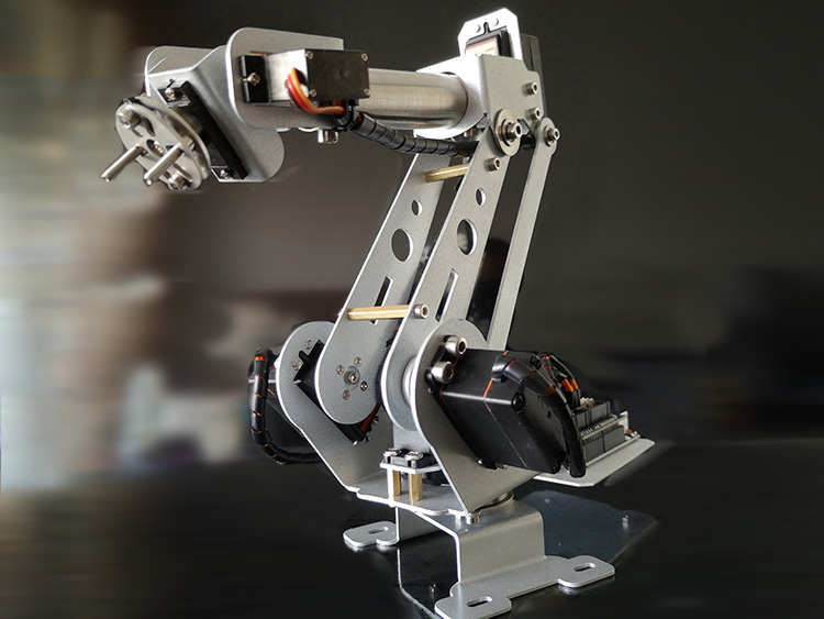6軸ロボットアーム ステンレス鋼製 高品質メタルメカニカルア - Programmable Robotic Arm Kit Arduino のレビューと価格