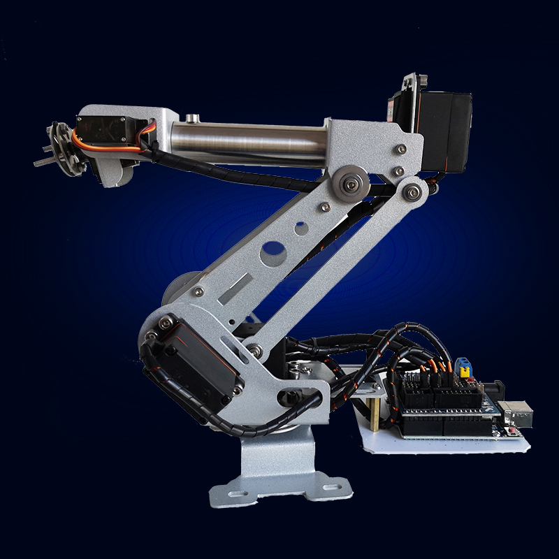 6軸ロボットアーム ステンレス鋼製 高品質メタルメカニカルア - Programmable Robotic Arm Kit Arduino のレビューと価格