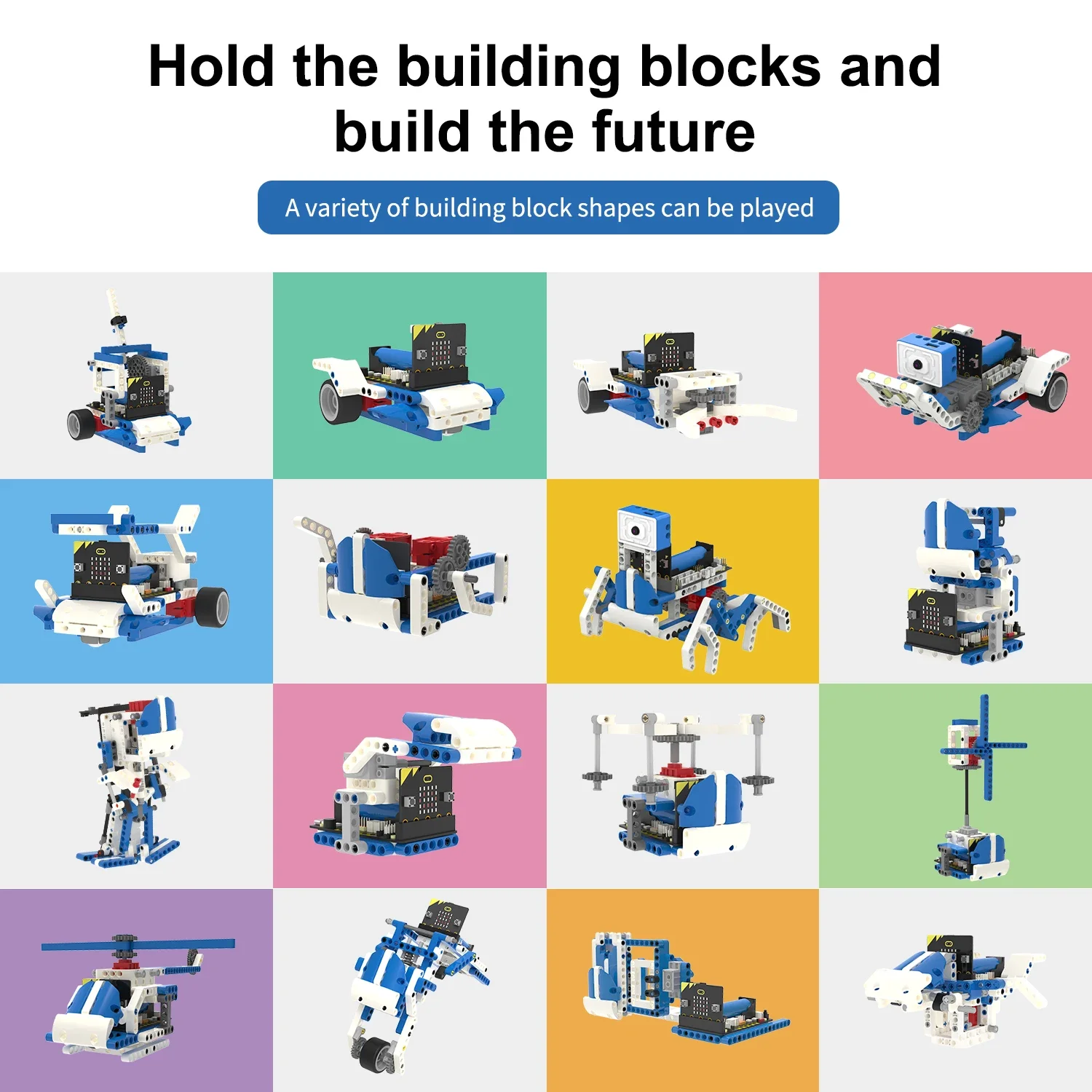 BBC Microbit V2 ビルディングブロックロボット - Electronic Building Blocks Stem Kit のレビューと価格