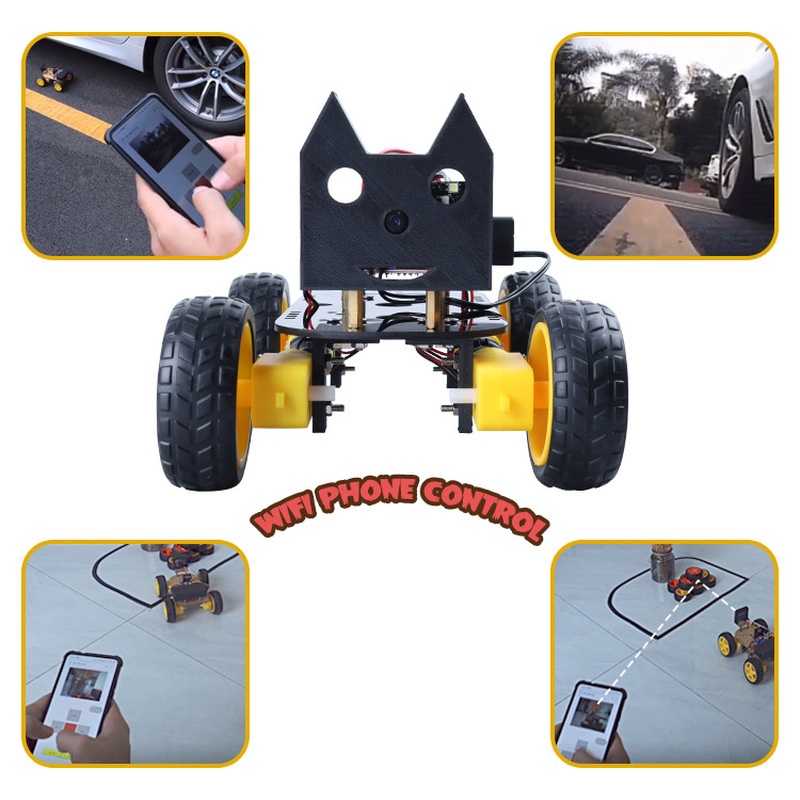 ESP32 AIロボット スマートコーディング プログラム可 - Stem Robot Building Kit Coding のレビューと価格