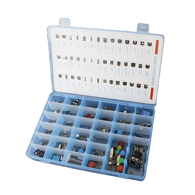 42 センサーモジュール アルティメットセンサー電気キット  - Arduino Sensor Kit 37 Modules Starter のレビューと価格