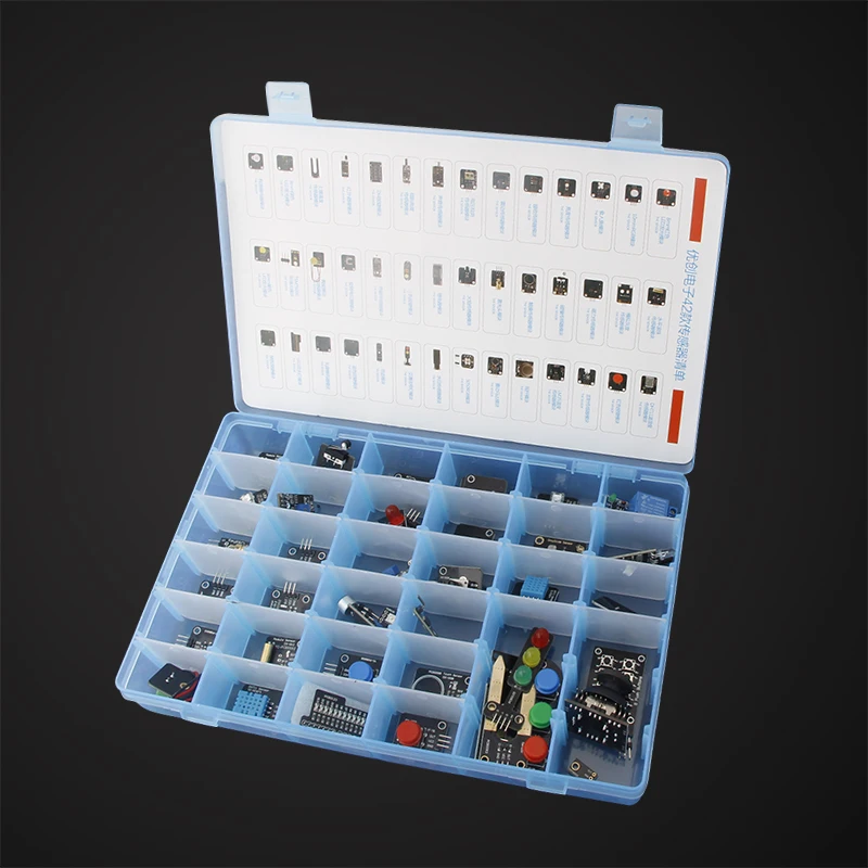 42 センサーモジュール アルティメットセンサー電気キット  - Arduino Sensor Kit 37 Modules Starter のレビューと価格