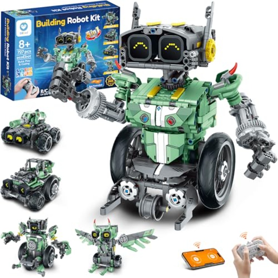 ロボットカー組み立てキット リモコン付き 8～14歳の男の子 - Stem Robot Building Kit Coding のレビューと価格