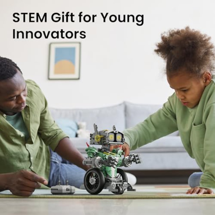 ロボットカー組み立てキット リモコン付き 8～14歳の男の子 - Stem Robot Building Kit Coding のレビューと価格