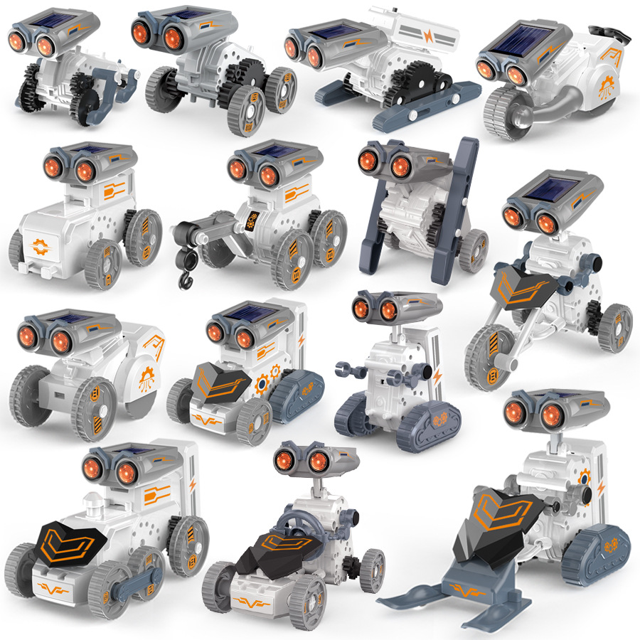 14 in 1 ソーラー駆動DIYプログラマブルロボット組み - Solar Powered Robot Kit 14 In 1 のレビューと価格