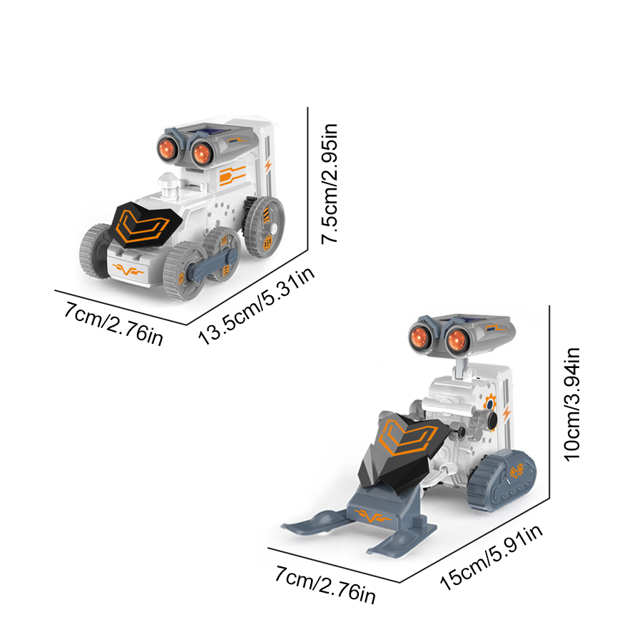 14 in 1 ソーラー駆動DIYプログラマブルロボット組み - Solar Powered Robot Kit 14 In 1 のレビューと価格