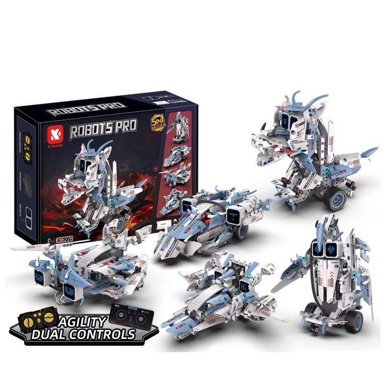 96229 342ピース 火を吐くドラゴン 5-in-1 プ - Stem Robot Building Kit Coding のレビューと価格