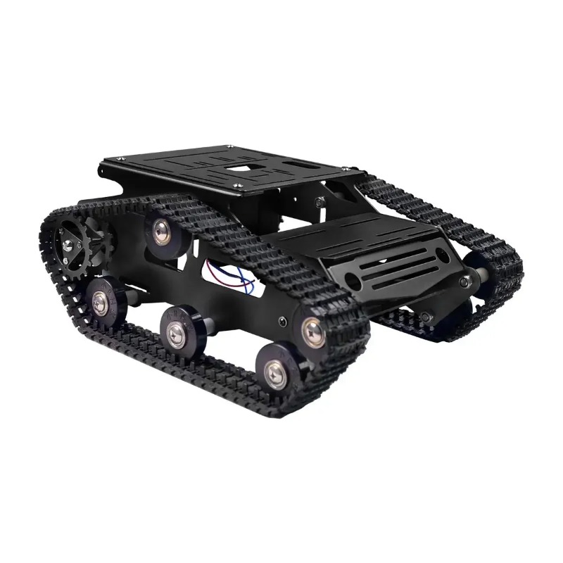 スマートロボットカータンクシャーシキットアルミニウム合金ビッ - Raspberry Pi Robot Platform Tank Chassis のレビューと価格