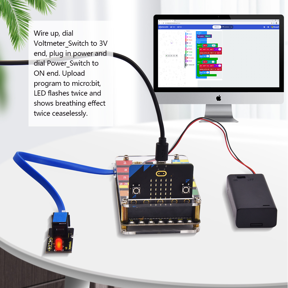 Keyestudio-イージープラグスーパースターターキット - Micro Bit Stem Educational Starter Kit のレビューと価格