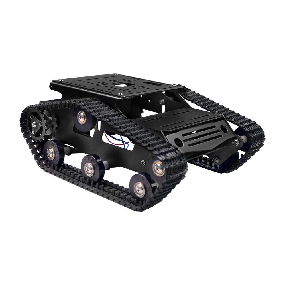 スマートロボットカータンクシャーシキットアルミ合金ビッグプラ - Raspberry Pi Robot Platform Tank Chassis のレビューと価格