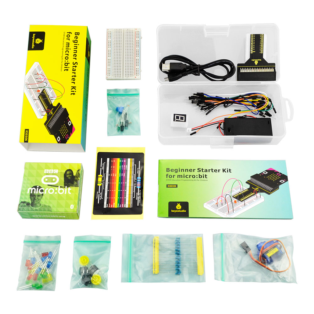 Keyestudio-初心者向けの基本的なスターターキット, - Micro Bit Stem Educational Starter Kit のレビューと価格