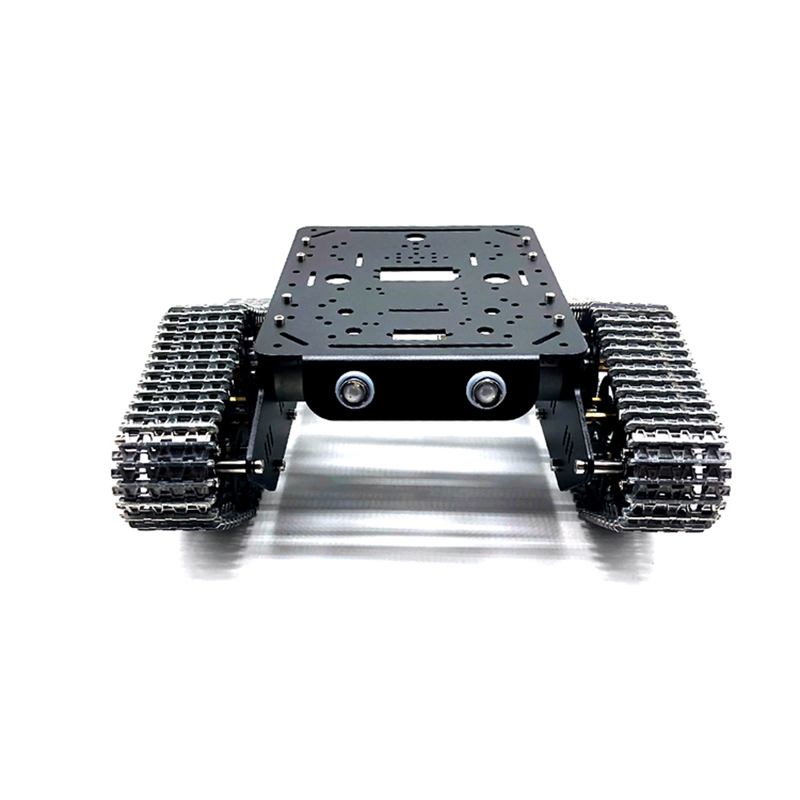プラスチックまたは金属製の履帯を備えた金属製2WD戦車シャー - Programmable Robotic Arm Kit Arduino のレビューと価格