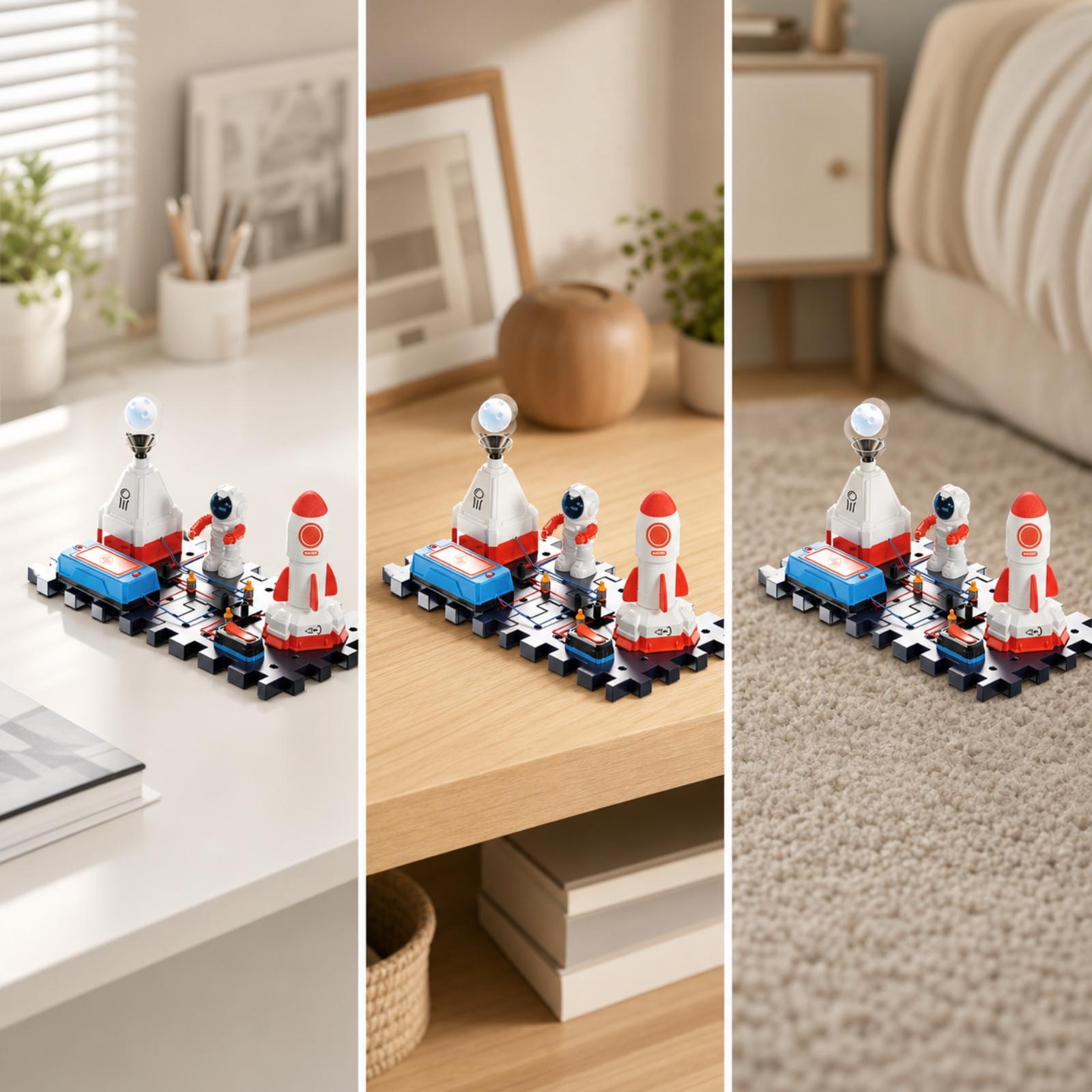 15ピース組み立てブロック回路キット、実践的な物理実験、教育 - Electronic Building Blocks Stem Kit のレビューと価格