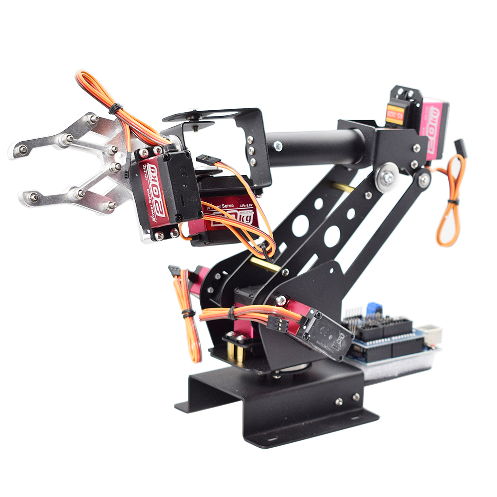 PS2コントロール6 DOFロボットアームグリッパークローS - Programmable Robotic Arm Kit Arduino のレビューと価格