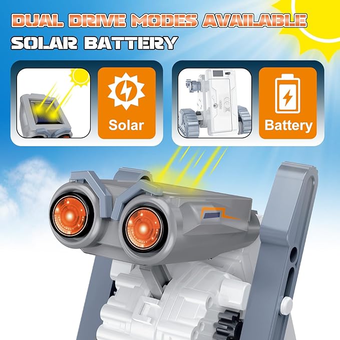 14 in 1 ソーラーロボット組み立てキット 組み立て式ソ - Solar Powered Robot Kit 14 In 1 のレビューと価格