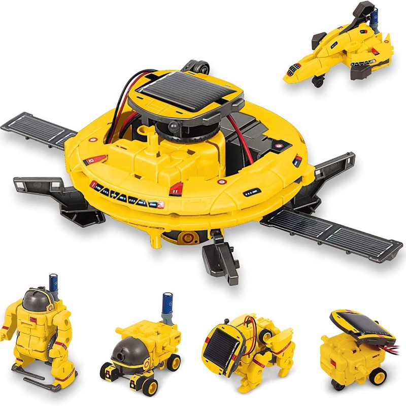 6-in-1 ソーラーパワー STEM ロボットキット DI - Solar Powered Robot Kit 14 In 1 のレビューと価格