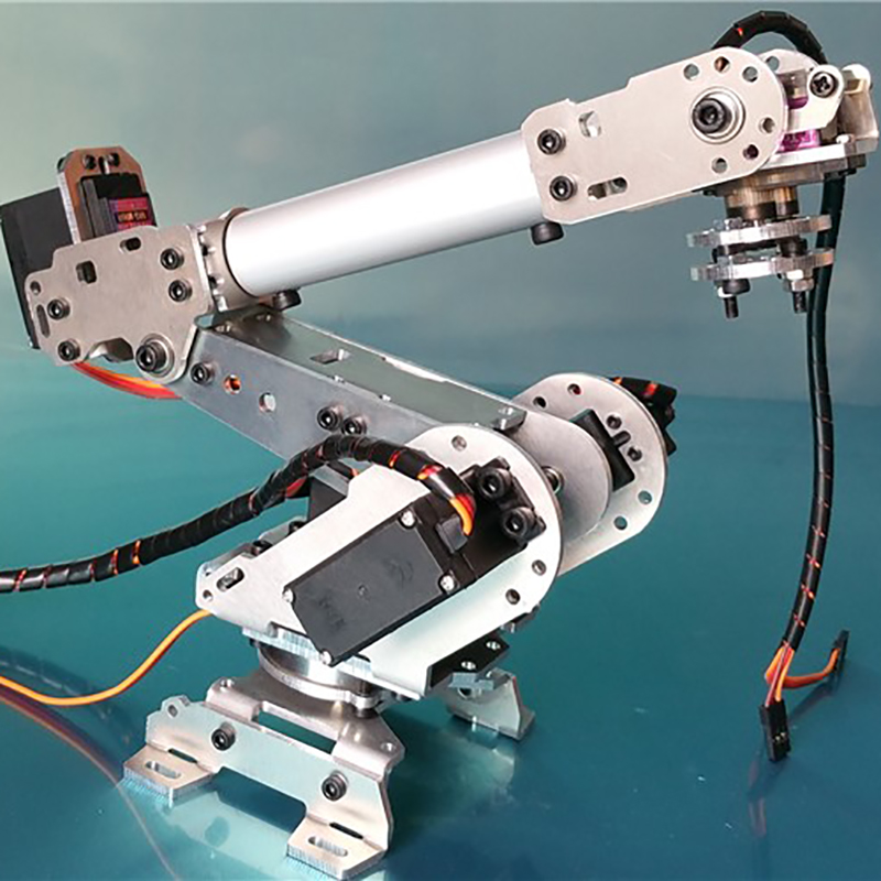6自由度ロボットアームプロジェクトモデルメタルマニピュレータ - Programmable Robotic Arm Kit Arduino のレビューと価格