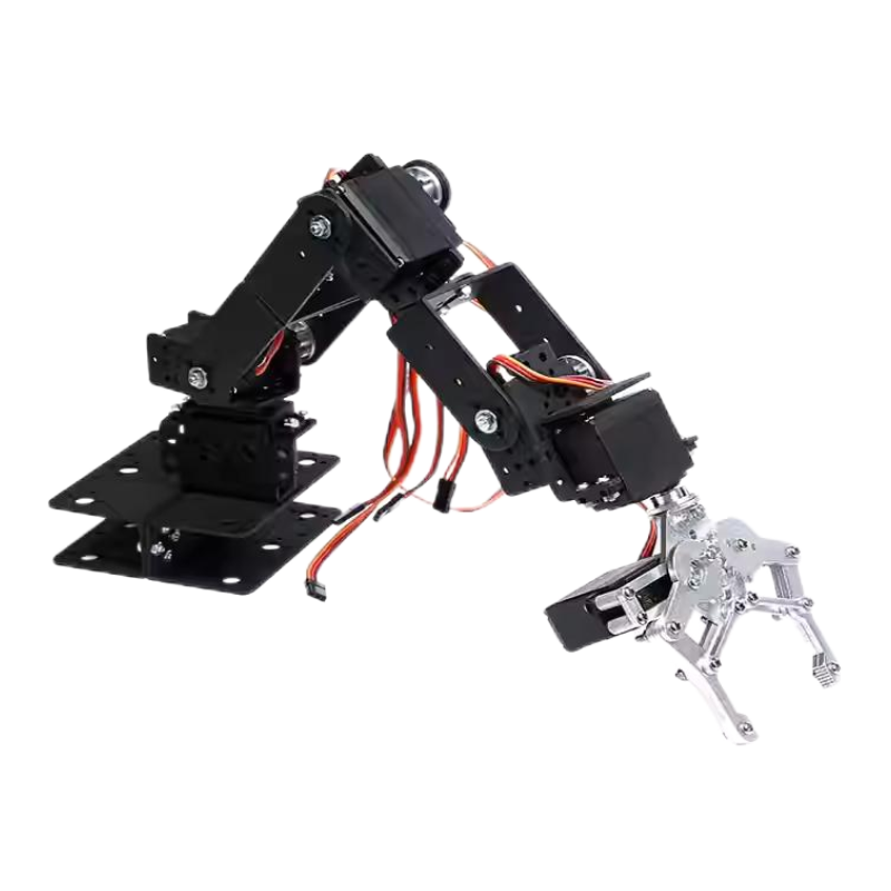 MG996 6 DOF ロボットメタル合金製メカニカルアーム - Programmable Robotic Arm Kit Arduino のレビューと価格