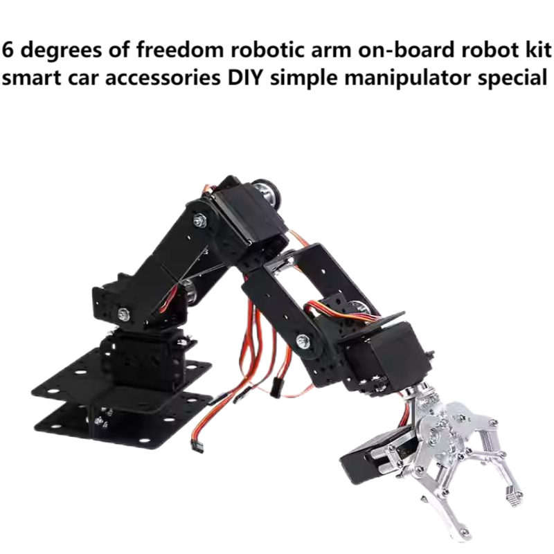 MG996 6 DOF ロボットメタル合金製メカニカルアーム - Programmable Robotic Arm Kit Arduino のレビューと価格