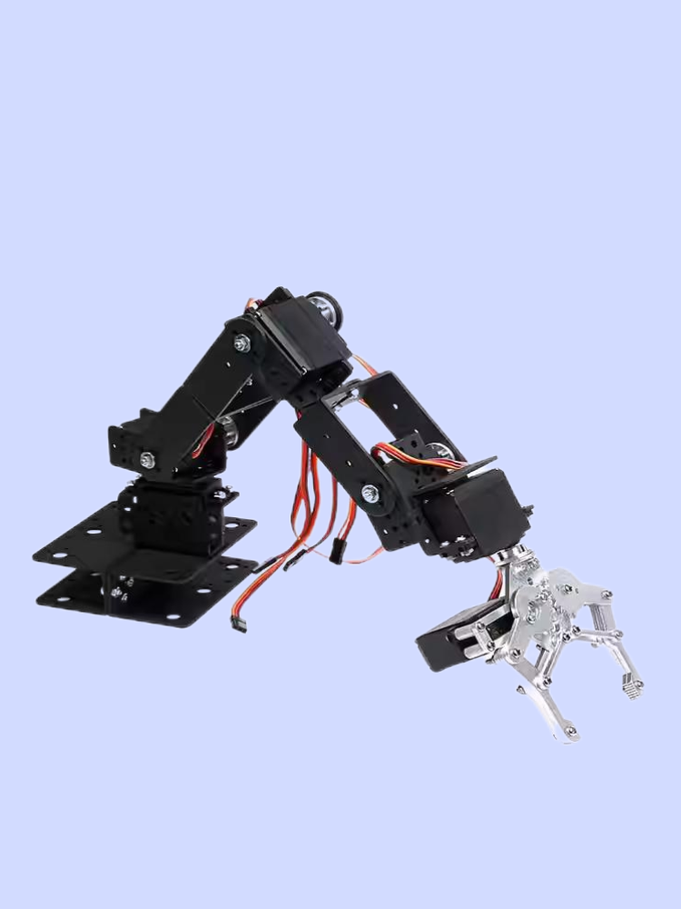 MG996 6 DOF ロボットメタル合金製メカニカルアーム - Programmable Robotic Arm Kit Arduino のレビューと価格