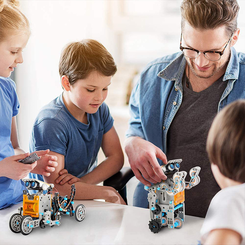 13 in 1科学実験ソーラーロボットおもちゃDIY組み立て - Solar Powered Robot Kit 14 In 1 のレビューと価格