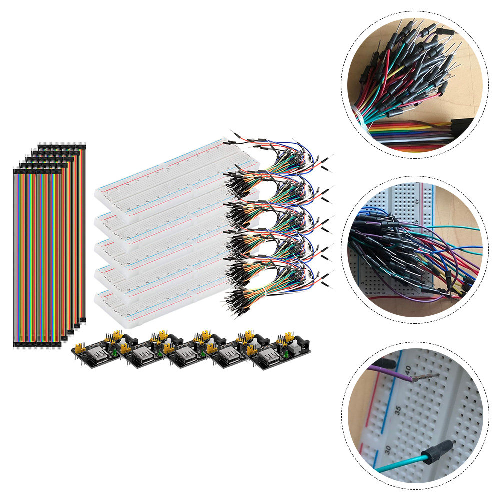 830ポイントのブレッドボードキットには、電源モジュール（5 - Breadboard Jumper Wires Power Supply Kit のレビューと価格