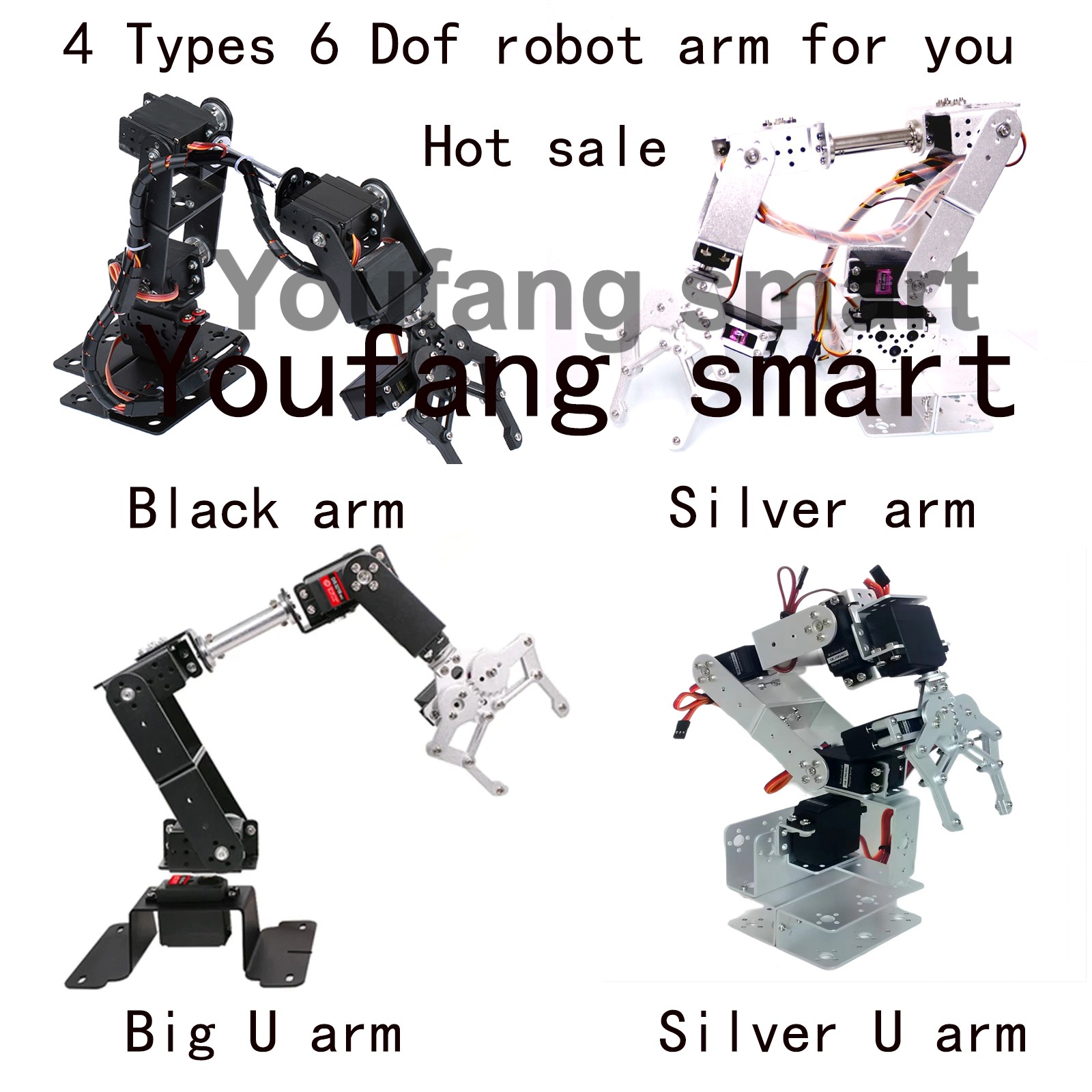 ロボットアームキット 6DOF プログラム可能なロボットアー - Programmable Robotic Arm Kit Arduino のレビューと価格