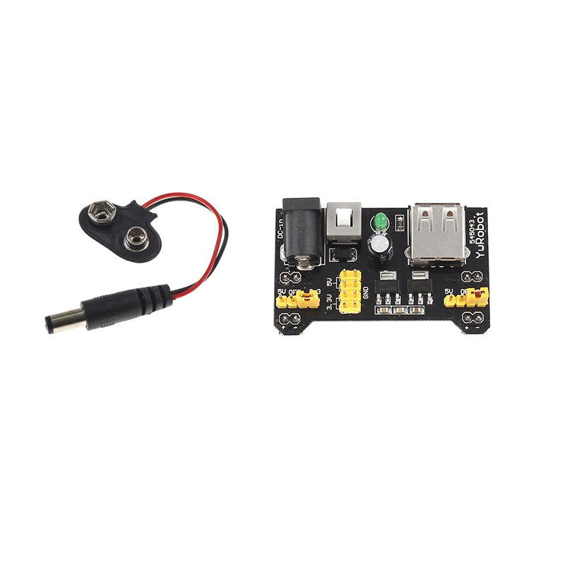 MB102 ブレッドボード電源モジュール + MB-102  - Breadboard Jumper Wires Power Supply Kit のレビューと価格