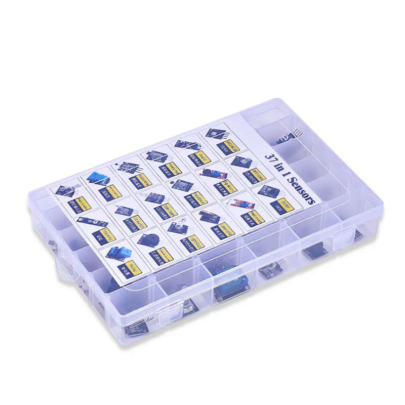 Arduino 用 45 in 1 センサーモジュールスター - Arduino Sensor Kit 37 Modules Starter のレビューと価格