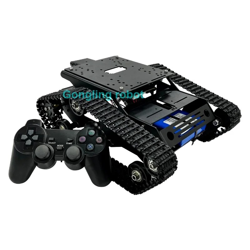 【産業用】スマートロボットカー用シャーシキット。アルミニウム - Raspberry Pi Robot Platform Tank Chassis のレビューと価格