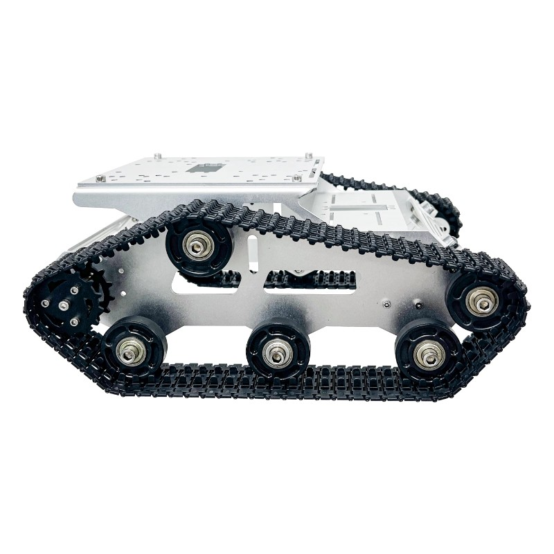 スマートロボットカータンクシャーシキットアルミニウム合金ビッ - Raspberry Pi Robot Platform Tank Chassis のレビューと価格