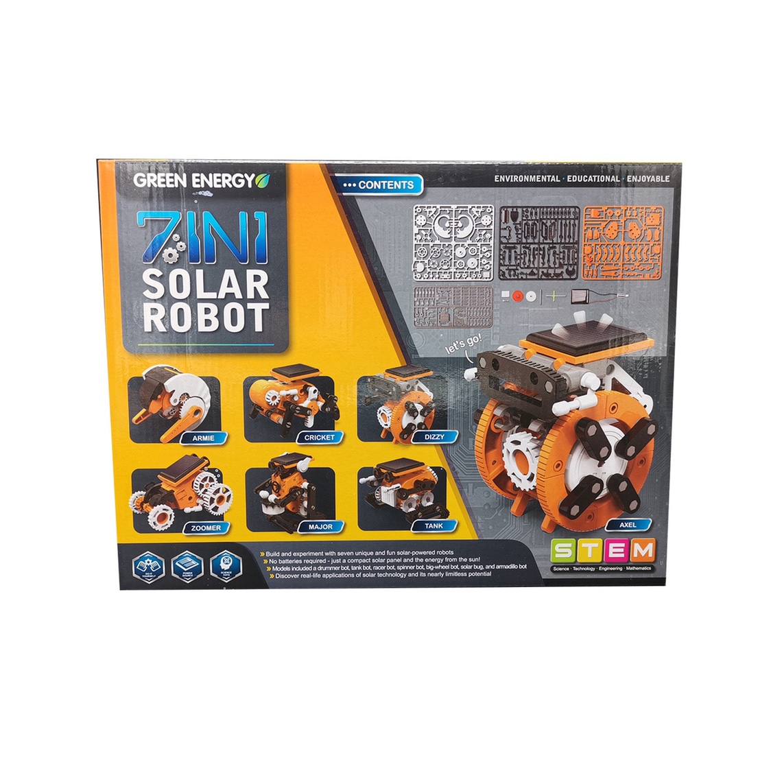 ロボットキット 7 in 1 教育用DIY組み立て玩具 科学 - Solar Powered Robot Kit 14 In 1 のレビューと価格