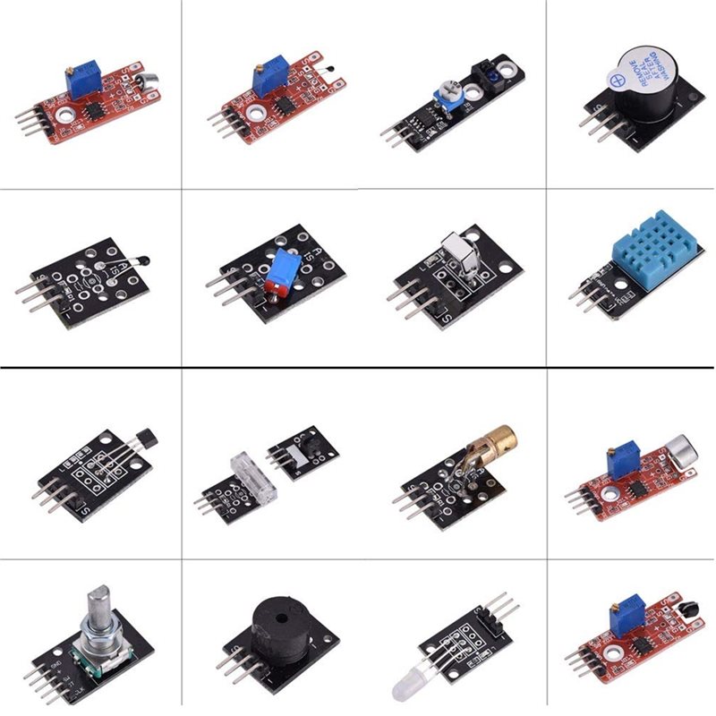 Arduino MCU用37-in-1センサーモジュールキッ - Arduino Sensor Kit 37 Modules Starter のレビューと価格