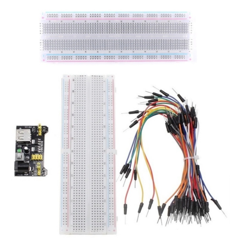 3.3V/5V MB-102 ブレッドボード電源モジュール  - Breadboard Jumper Wires Power Supply Kit のレビューと価格