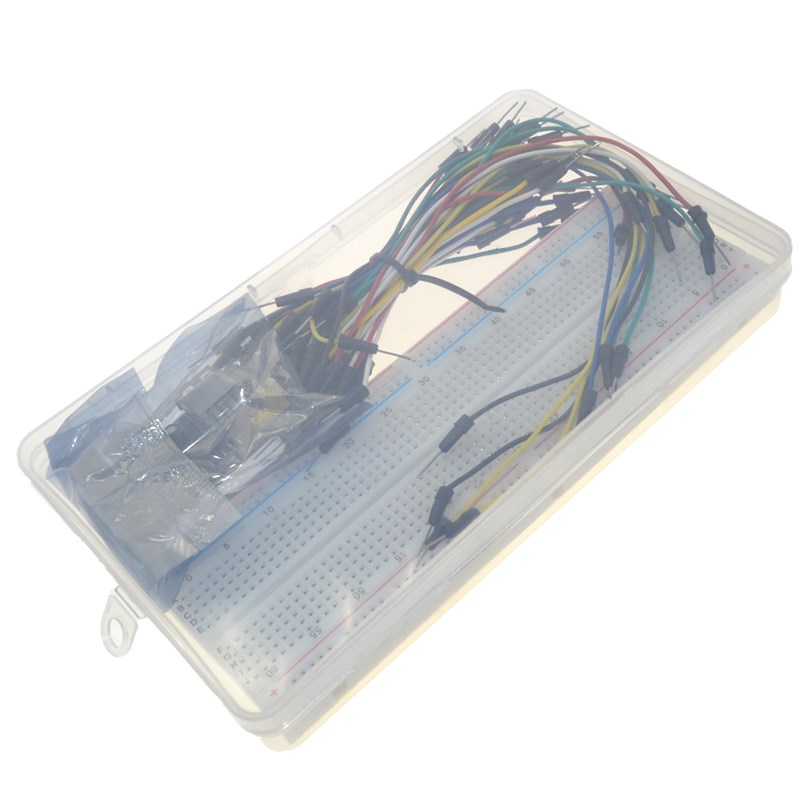 LIZAO MB-102 830 ポイントブレッドボードキッ - Breadboard Jumper Wires Power Supply Kit のレビューと価格