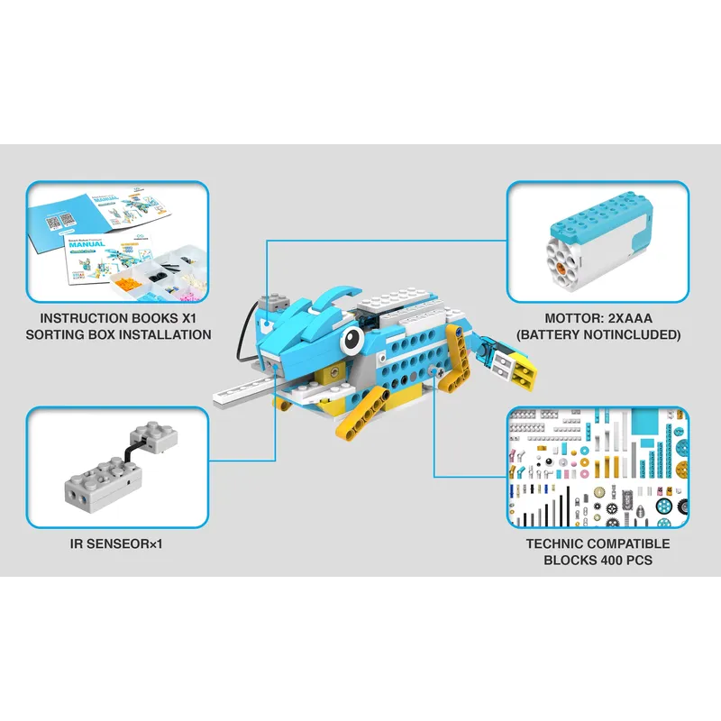 EE1：200個のパーツで構成されるSTEMロボット組み立て - Stem Robot Building Kit Coding のレビューと価格
