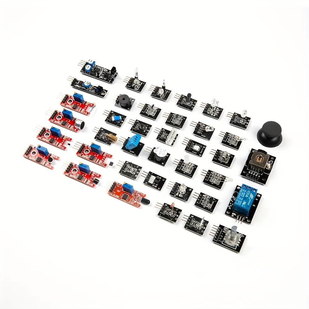 37-in-1 センサー モジュール スターター キット – - Arduino Sensor Kit 37 Modules Starter のレビューと価格