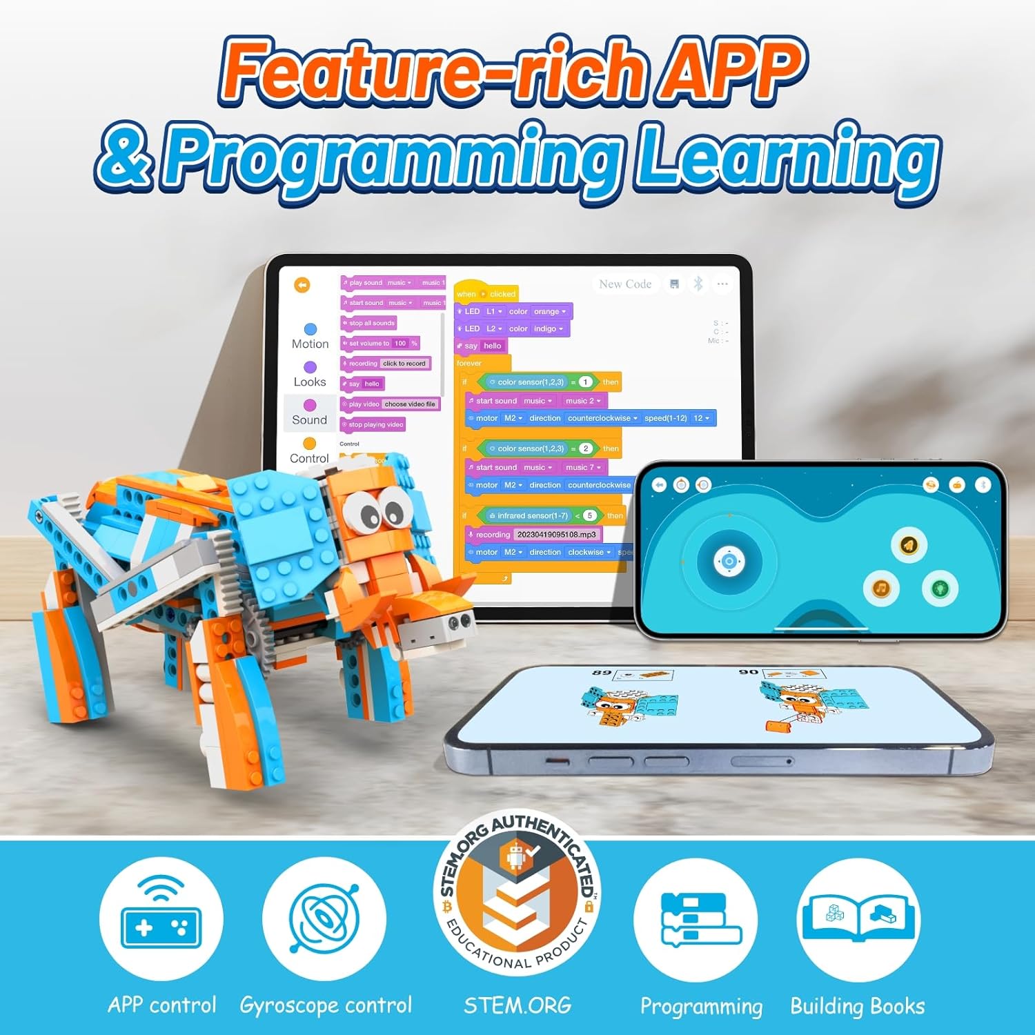 Apitor Robot S 10-in-1 コーディングロ - Stem Robot Building Kit Coding のレビューと価格