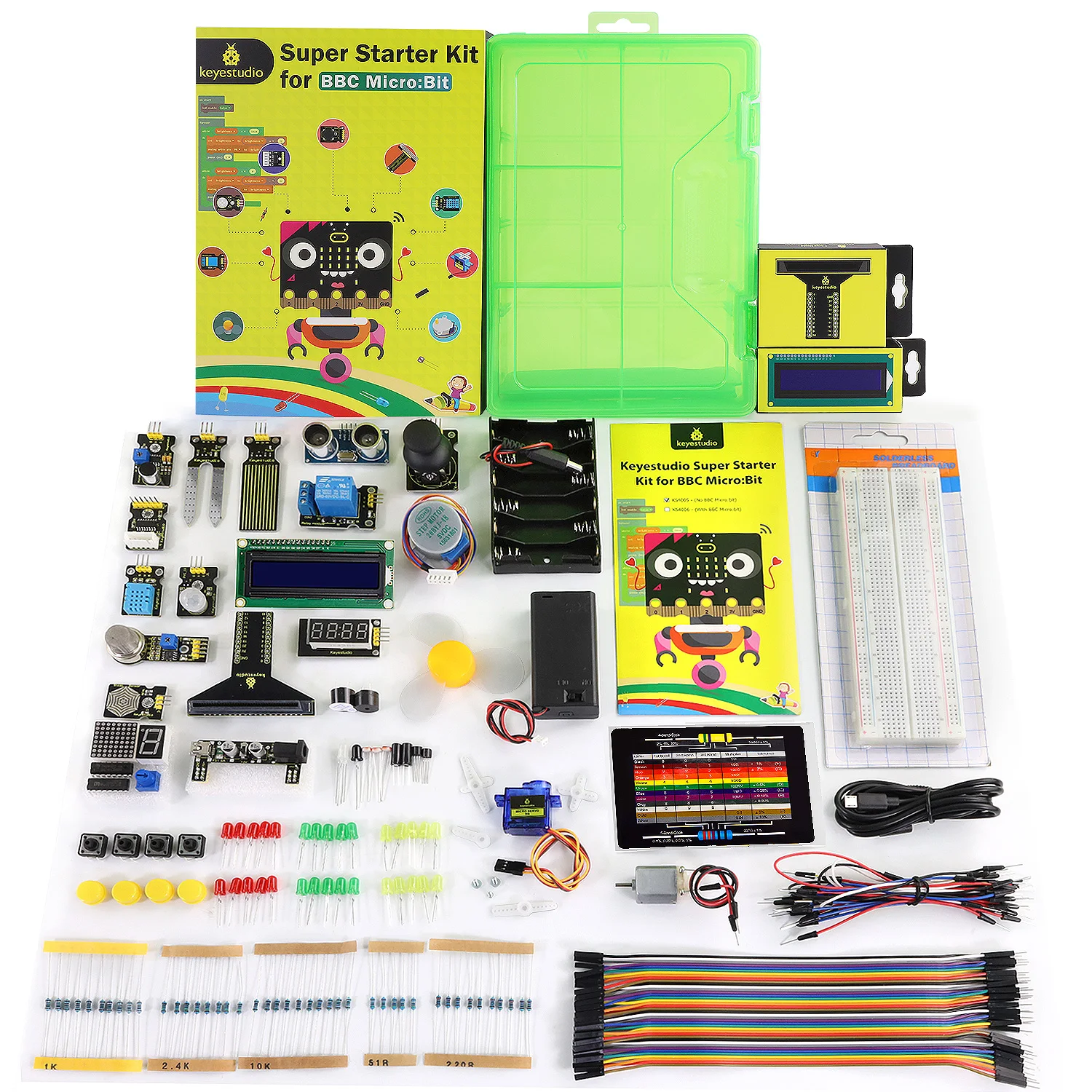 RoRuSKeyestudio スーパースターターキット M - Micro Bit Stem Educational Starter Kit のレビューと価格