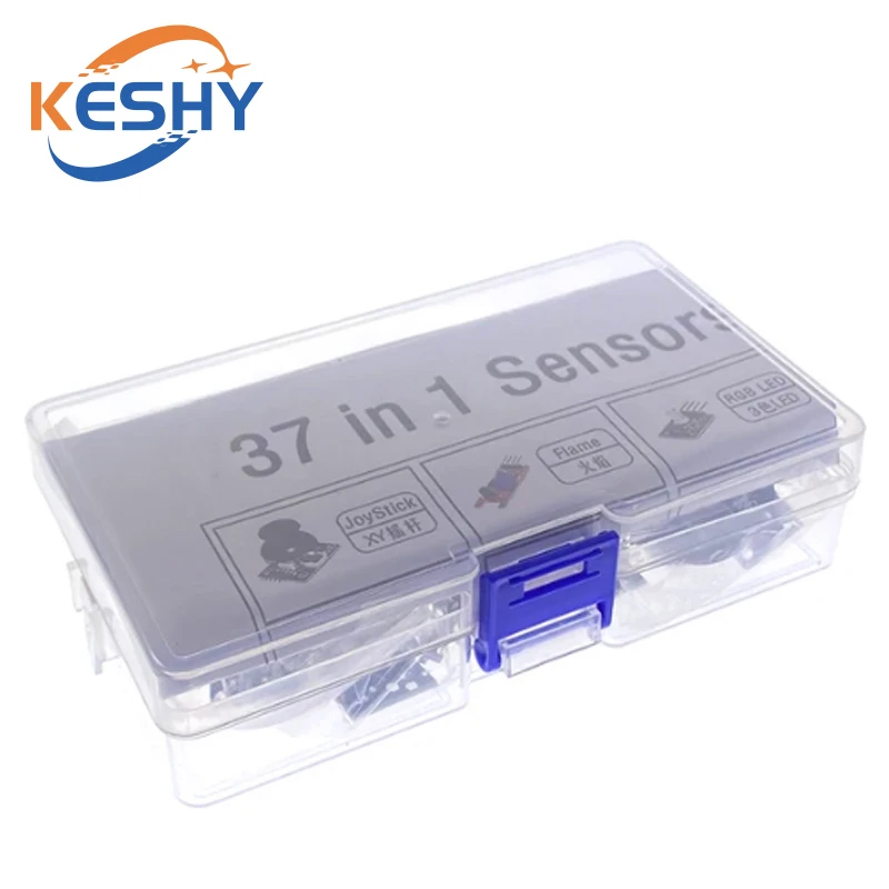 45 in 1 センサーモジュール 16 種類スターターキッ - Arduino Sensor Kit 37 Modules Starter のレビューと価格