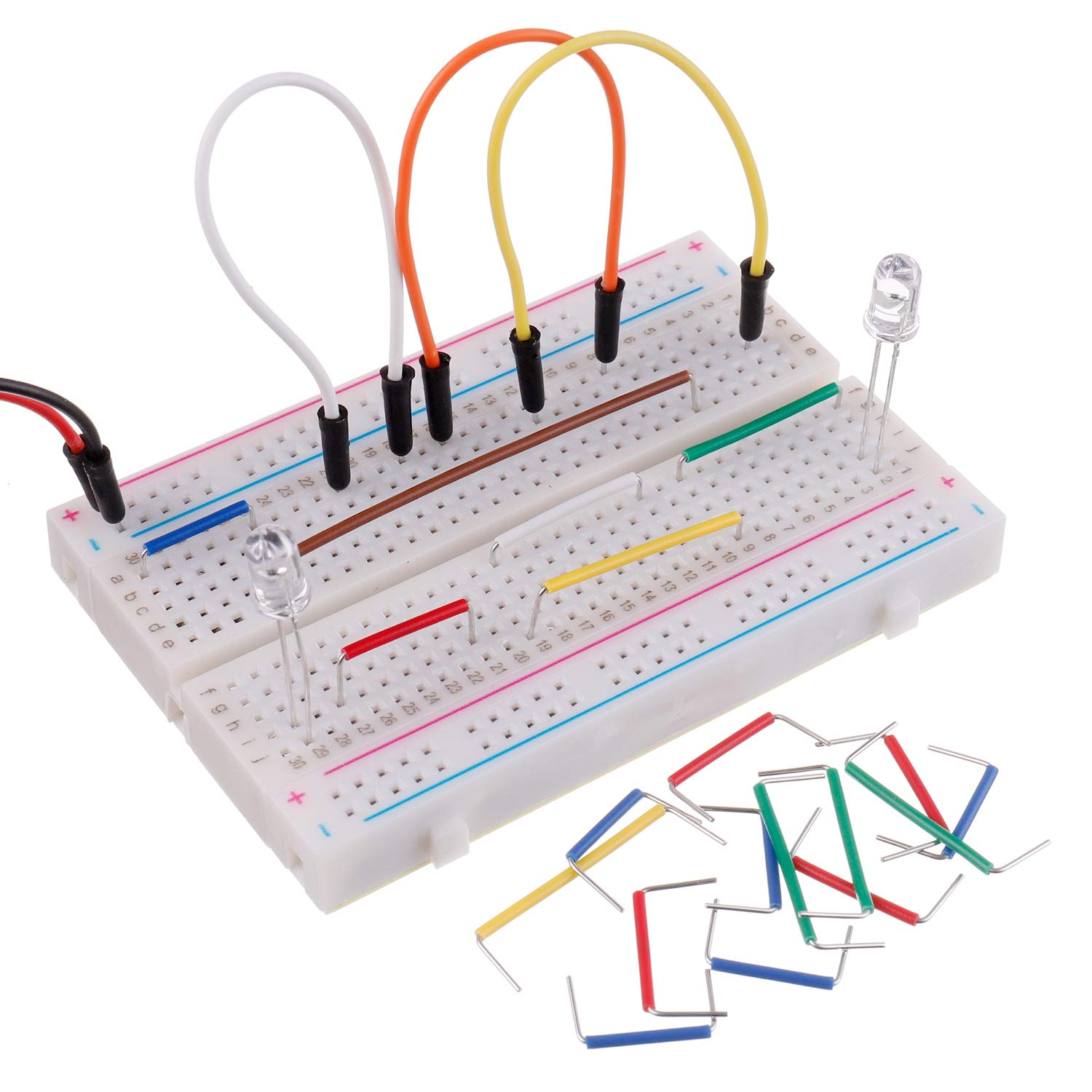 MB-102 ブレッドボード電源モジュールキット、MB-10 - Breadboard Jumper Wires Power Supply Kit のレビューと価格