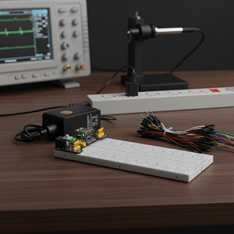MB-102 ブレッドボードキット。ジャンパーワイヤー、電源 - Breadboard Jumper Wires Power Supply Kit のレビューと価格