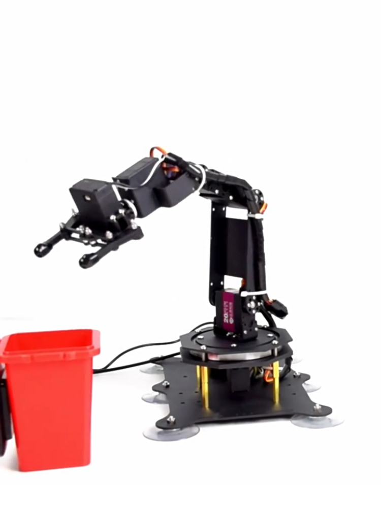 6 DOF ロボットアーム、金属製クロー付き、MG996R  - Programmable Robotic Arm Kit Arduino のレビューと価格